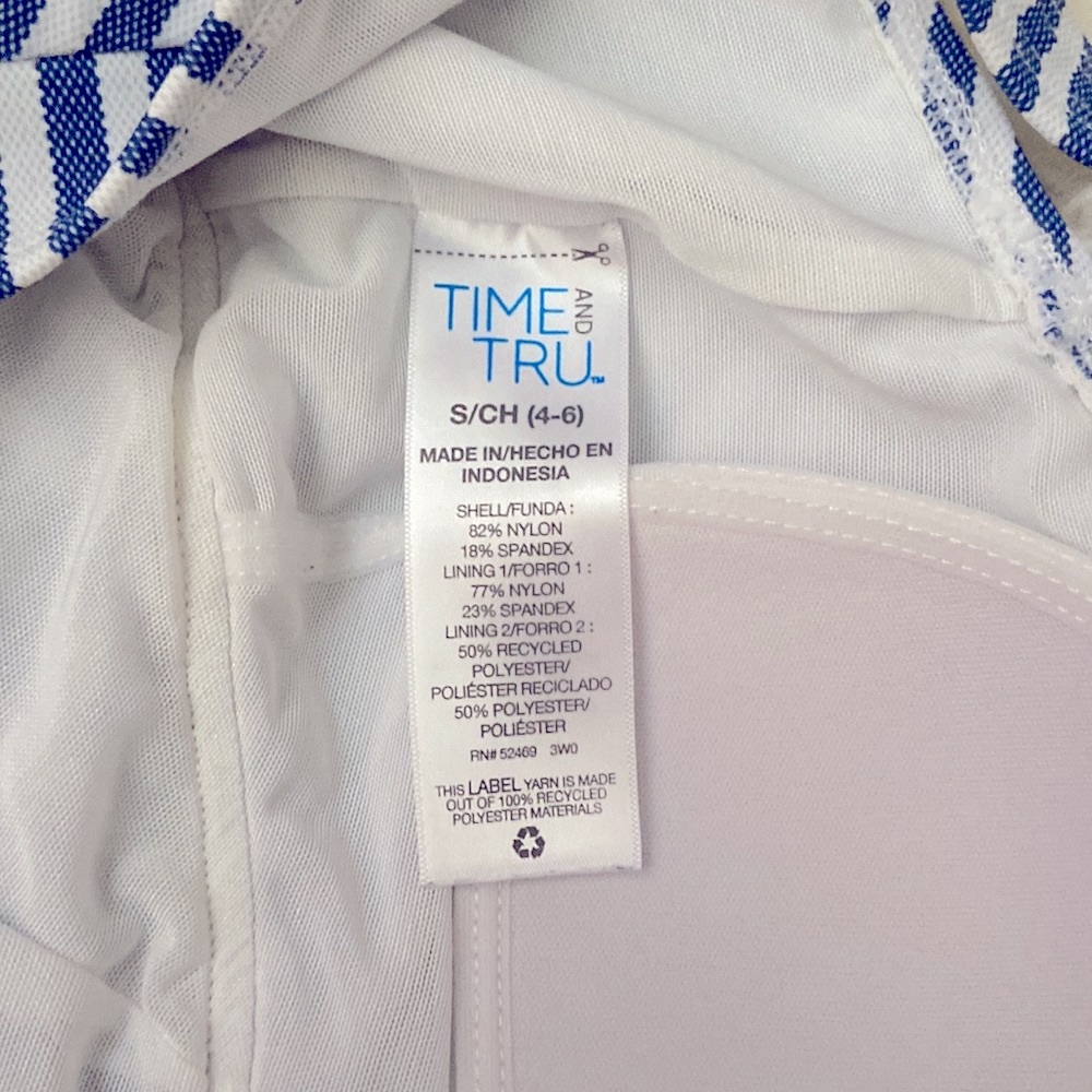 Blue stripe One piece - Picture 6 of 7